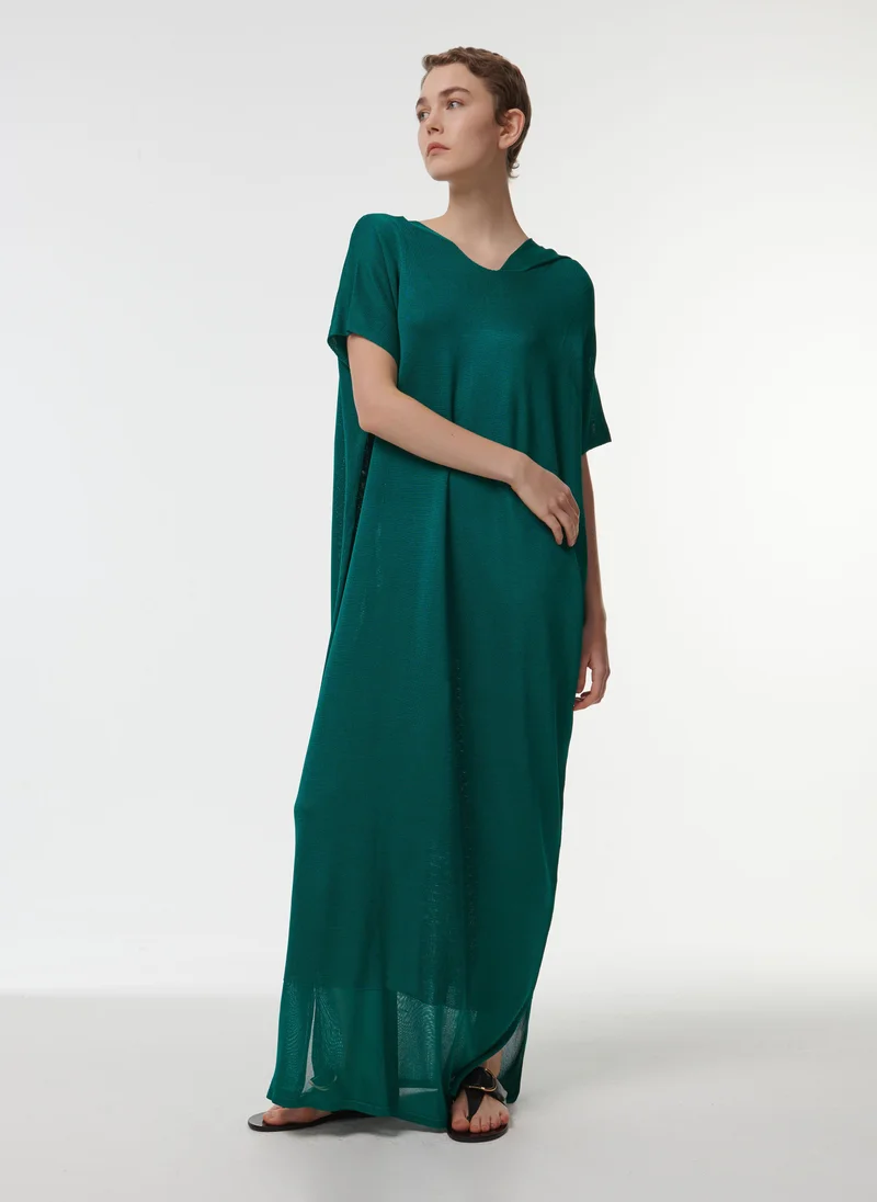 leem Scarf Detail Knit Dress