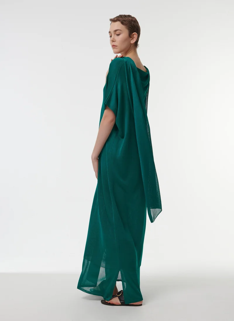 Leem  Scarf Detail Knit Dress for Women | Best Price UAE