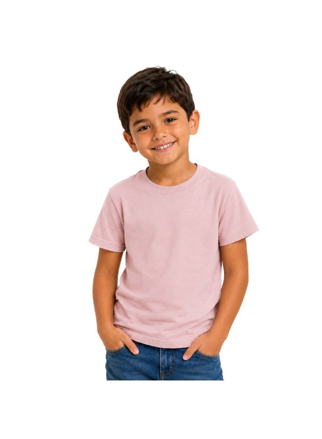 Printshop4me Kids Round Neck boys T Shirt 170 GSM Pure Cotton Basic Colors - Image 1