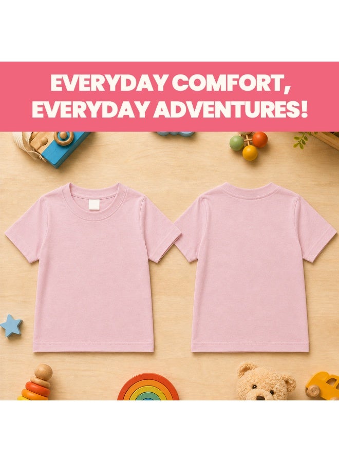 Printshop4me Kids Round Neck boys T Shirt 170 GSM Pure Cotton Basic Colors - Image 4