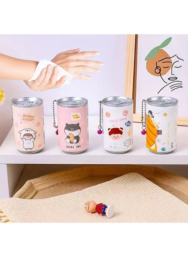 Random Color Anime Keychain Hand Sanitizer Portable No Power Required Travel - Image 2