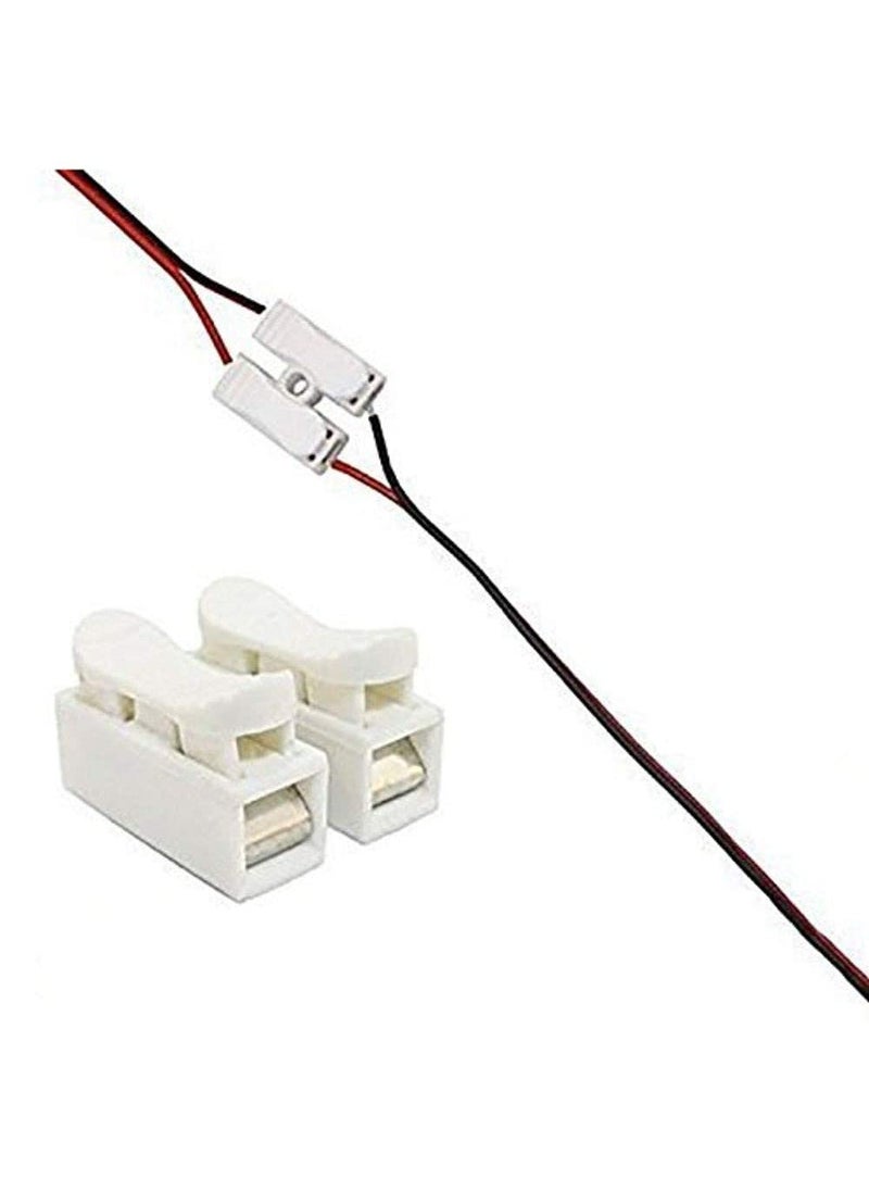 DIY Crafts DIY Crafts CTDIYHI20927 CH2 Spring Wire Connector Quick Connector Terminal Block Electrical Cable Clamp Terminal Connector LED Strip Light  - Image 3