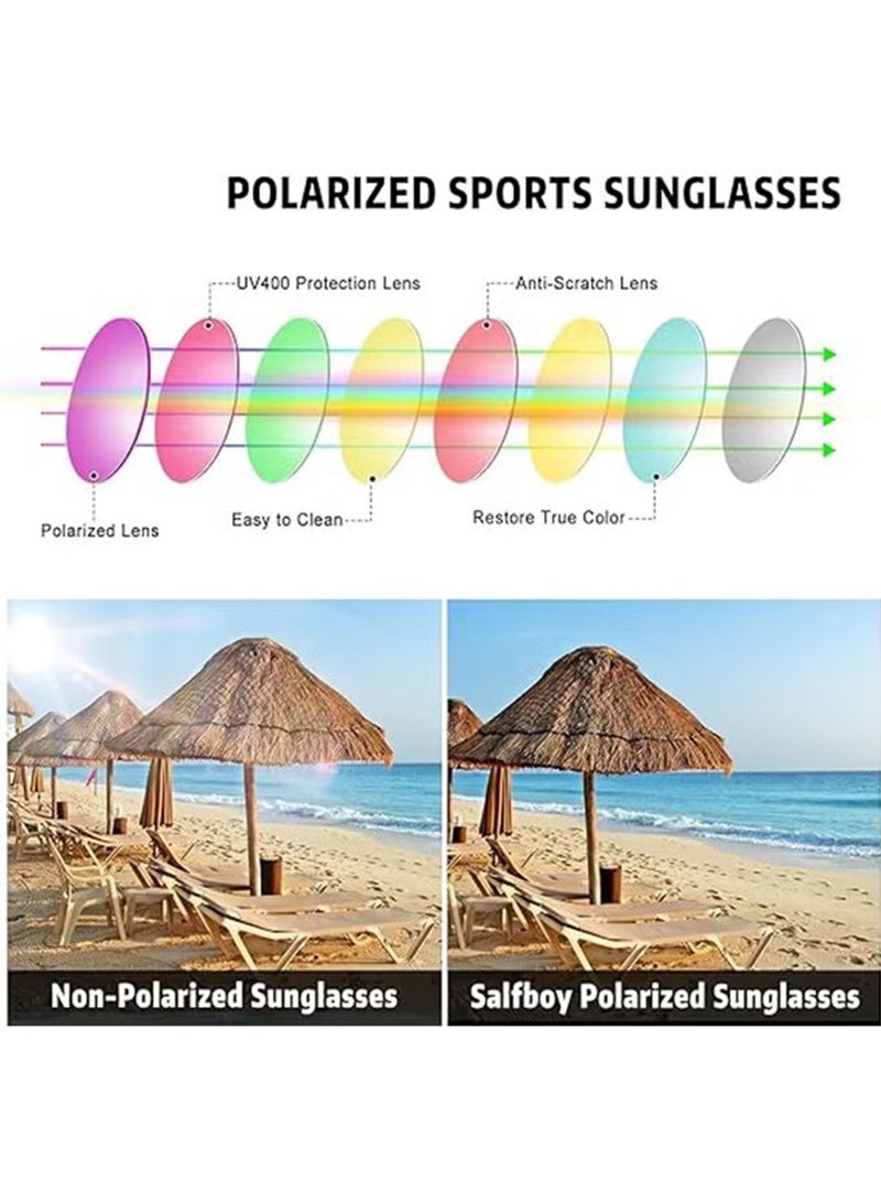 3 Pcs 100% Anti-UV Sunglasses Dustproof Windproof Motorcycle Outdoor Riding Glasses Anti Glare - Image 2