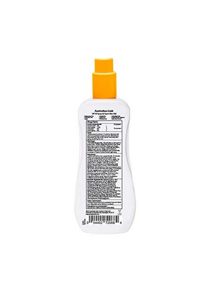 Australian Gold Extreme Sport Spray Gel Sunscreen Spf 30 8 Ounce Broad Spectrum Sweat & Water Resistant Nongreasy Oxybenzone Free Cruelty Free  - Image 2
