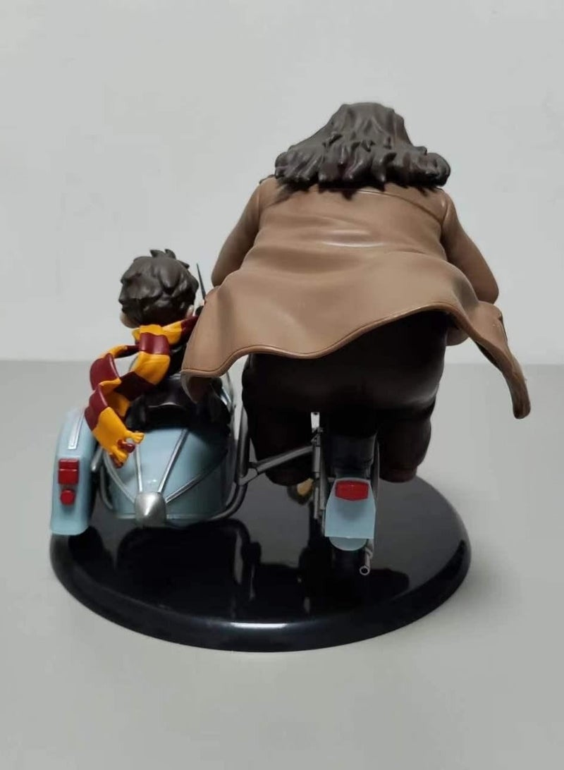 تمثال مشهد رحلة هاجريد على الدراجة النارية من هاري بوتر — تحفة تذكارية من عالم السحر الكلاسيكي - Image 2