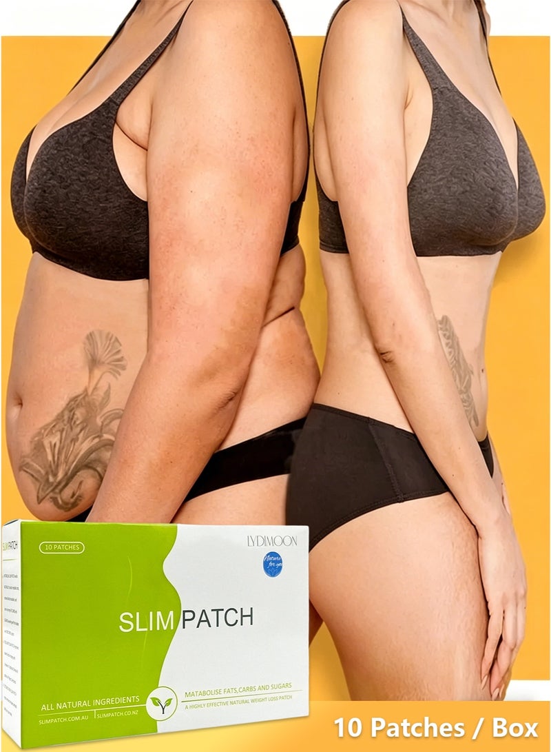 LYDIMOON Wormwood Slimming Belly Patch Detox Weight Loss Natural Herbal 10 Patches - Image 1
