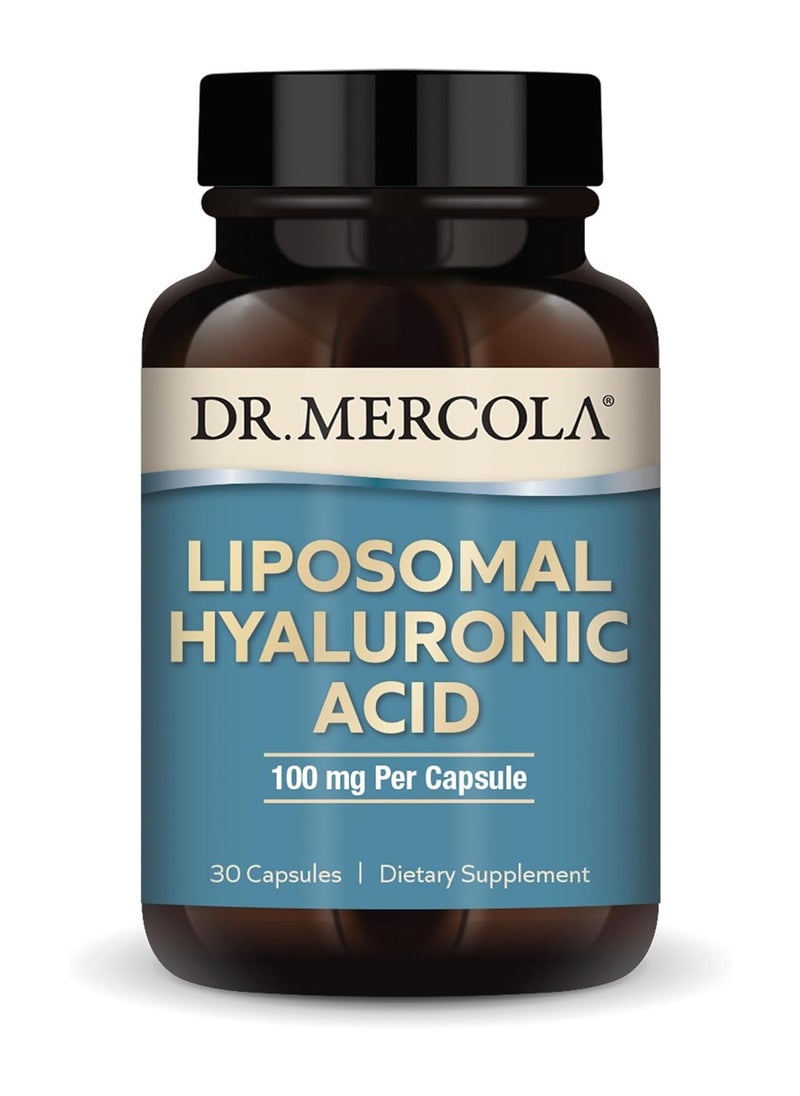 Dr. Mercola Liposomal Hyaluronic Acid 100 Mg Per Capsule 30 Capsules Dietary Supplement  - Image 1