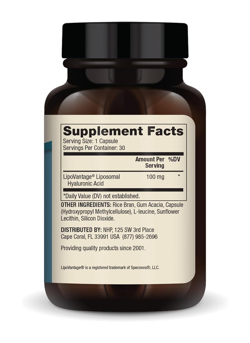 Dr. Mercola Liposomal Hyaluronic Acid 100 Mg Per Capsule 30 Capsules Dietary Supplement  - Image 2