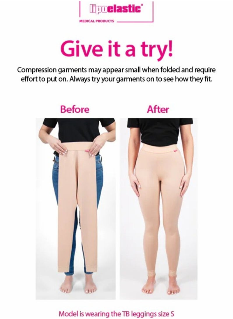 Lipoelastic  - Post-operative Compression Garment VB Variant - Ideal Support After Abdominoplasty, Liposuction of Abdomen, Buttocks, Hips, and Thighs - Maximum Comfort with Hygienic Openings and Anti-slip Design - Image 1