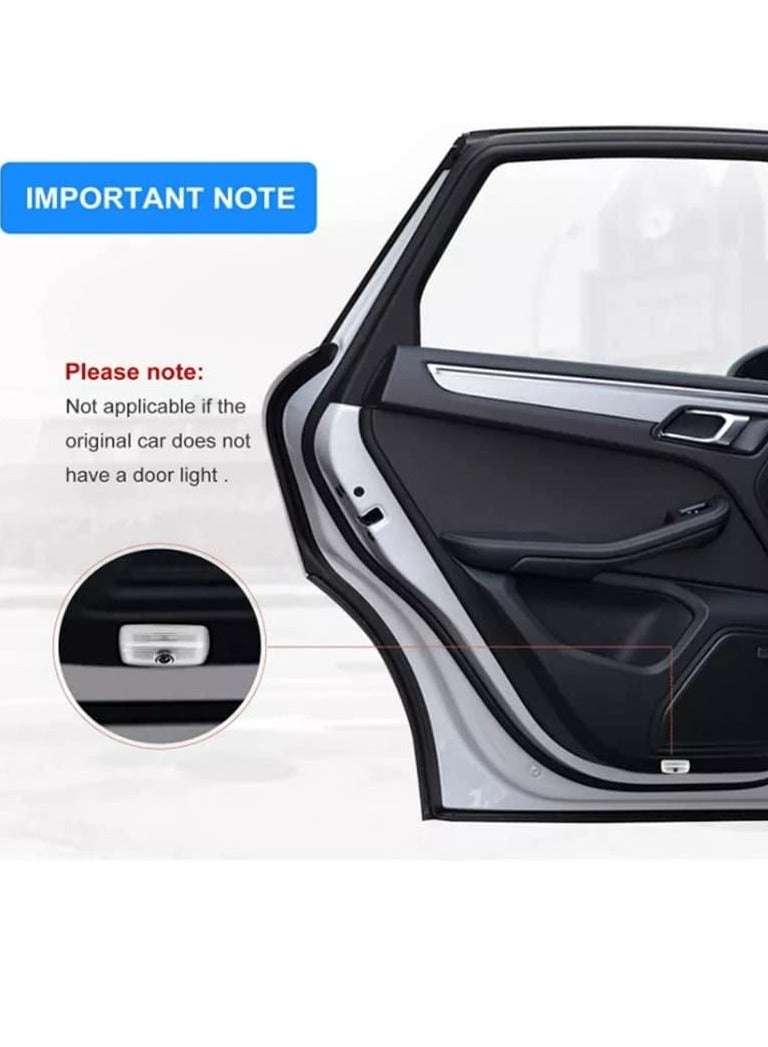 Generic Door Logo Light For Nissan Patrol Y62 2010 2011 2012 2013 2014 2015 2016 2017 2018 2019 2020 2021 2022  2023 2024 Accessories 2PCS Car Door Projector Ghost Shadow Lamp Welcome Light  - Image 4