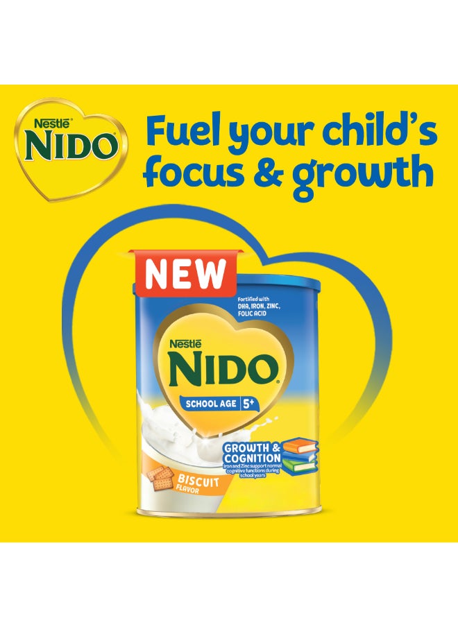 Powdered Milk Tin Biscuit Flavor  5 Years Plus