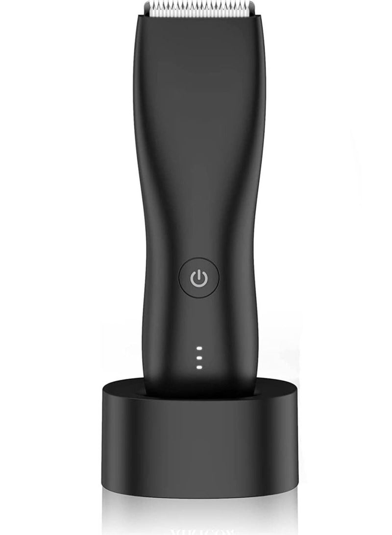 Generic Body Hair Trimmer and Shaver for Men Trimmer for Groin Charging Replaceable Ceramic Blade Body Groomer Electric Razor Waterproof - Image 1