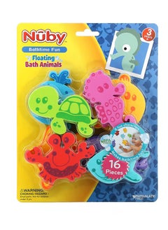 Nuby Floating Bath Animals3+ Years16 Pieces 