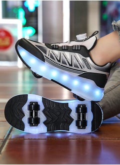 Roller Skates 4 Wheels Shoes for Kids New Upgrade Skates Sneakers LED Light Up Rechargeable Sport Sneaker for Boys Girls Beginner More Balanced - pzsku/Z97F499A4EA1A2E1F67F6Z/45/_/1723540440/f1bebcde-a5f2-4784-a5dc-562a3c56a8ec