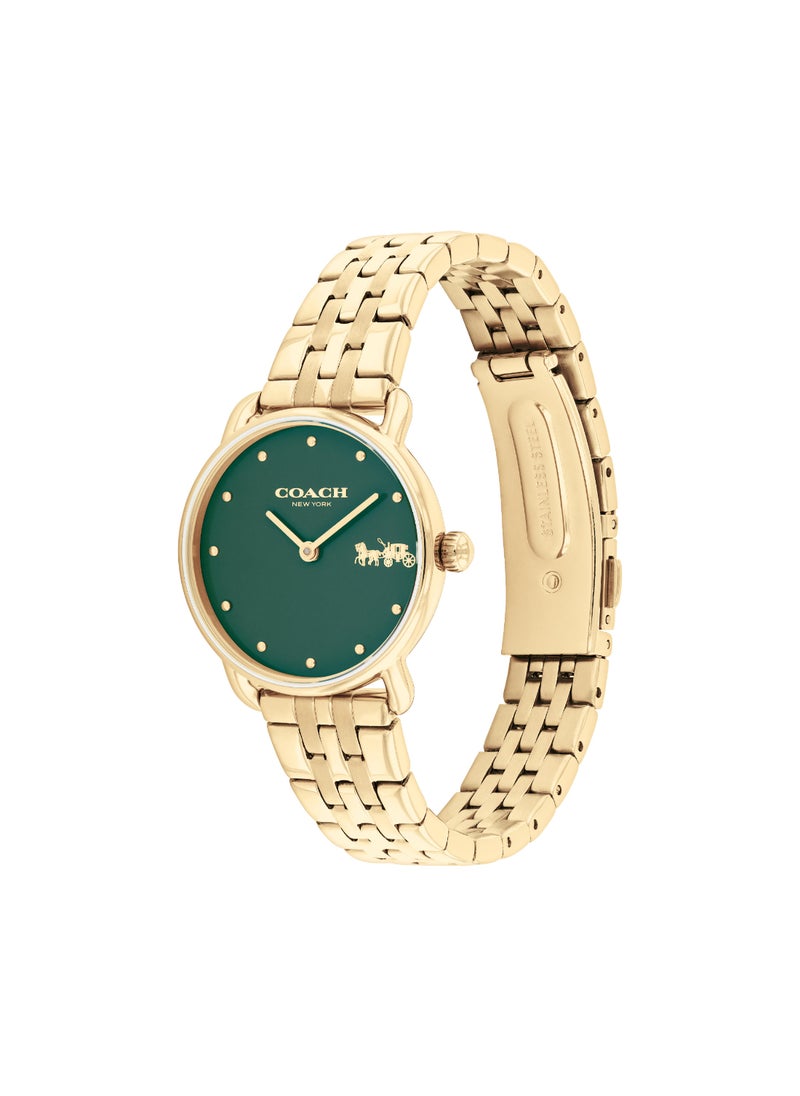 COACH COACH WATCHES ROUND ANALOG WOMEN'S GREEN CASE WATCH - 14504443  - Image 1