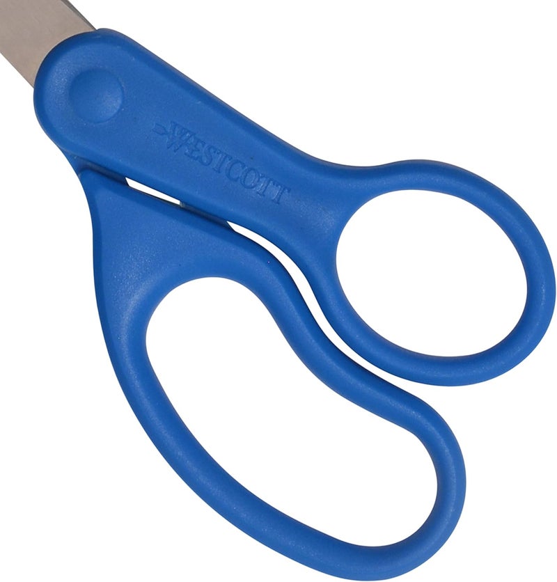 Westcott 41218 All Purpose Preferred Stainless Steel Scissors 8Inch Blue - Image 3