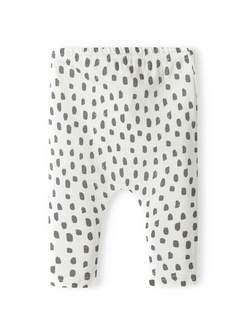 مينوتي طقم بناطيل أولاد رضع قطعتين بخصر مطاطي ونقشة - Image 3