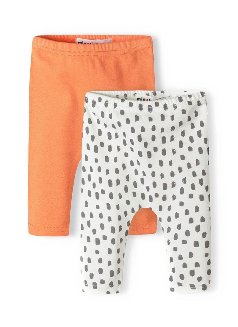 مينوتي طقم بناطيل أولاد رضع قطعتين بخصر مطاطي ونقشة - Image 1