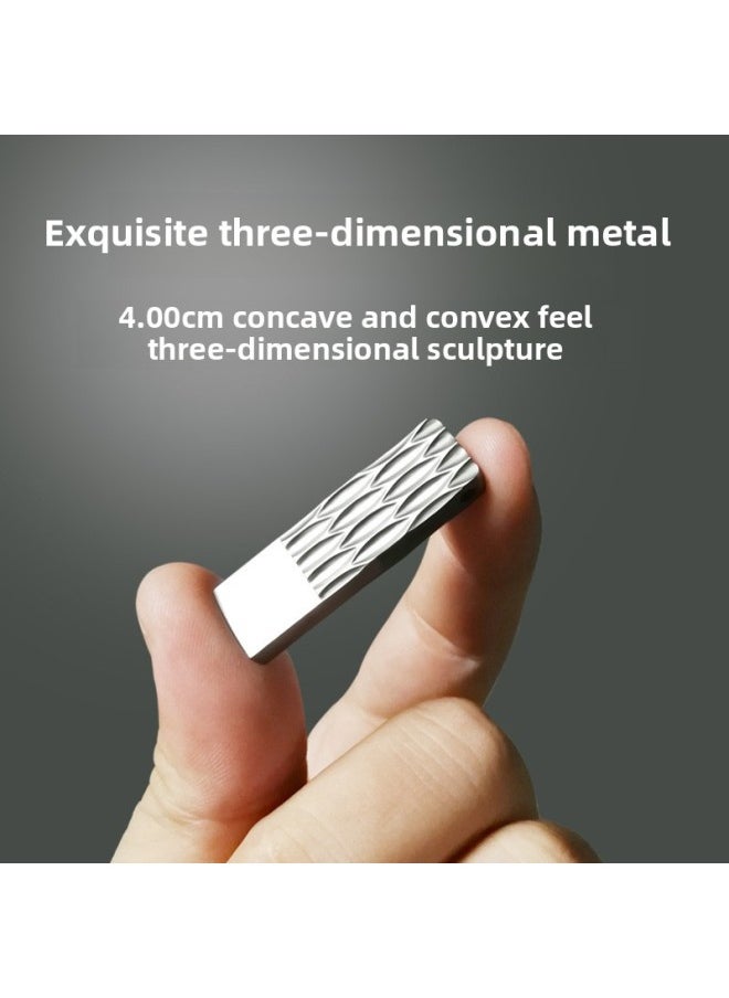 Generic U Disk 32g Personality Lettering Logo Computer Office Car USB 64G High Speed Sufficient Genuine Goods USB Disk 16g-Color:Silver-Capacity:2GB  - Image 3