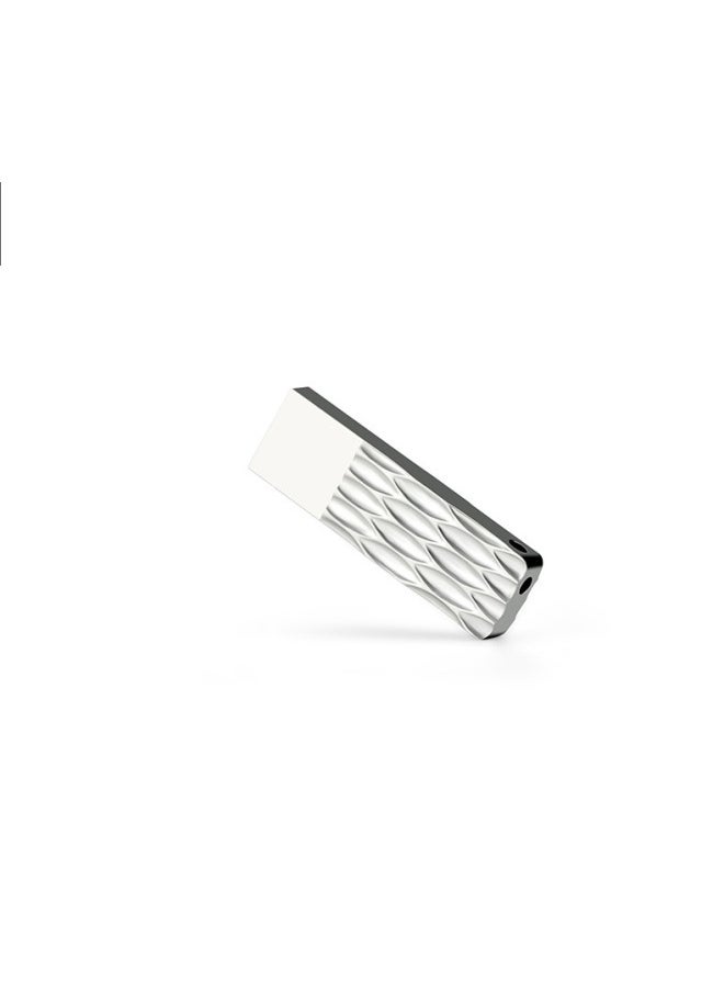 Generic U Disk 32g Personality Lettering Logo Computer Office Car USB 64G High Speed Sufficient Genuine Goods USB Disk 16g-Color:Silver-Capacity:2GB  - Image 1