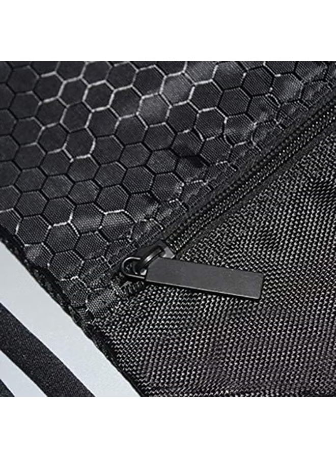 Happy D Drawstring Backpack,Sports Canvas Bag,Waterproof Oxford Fabric Drawstring Bag,Swimming Bag,Basketball Bag,Soccer Bag,Zipper 43*49cm(Black) - Image 5