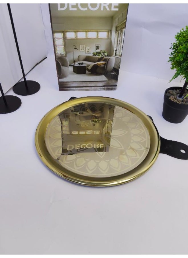 ماركة غير محددة صنية تقديم نحاس مقاس 30 cm  - Image 4