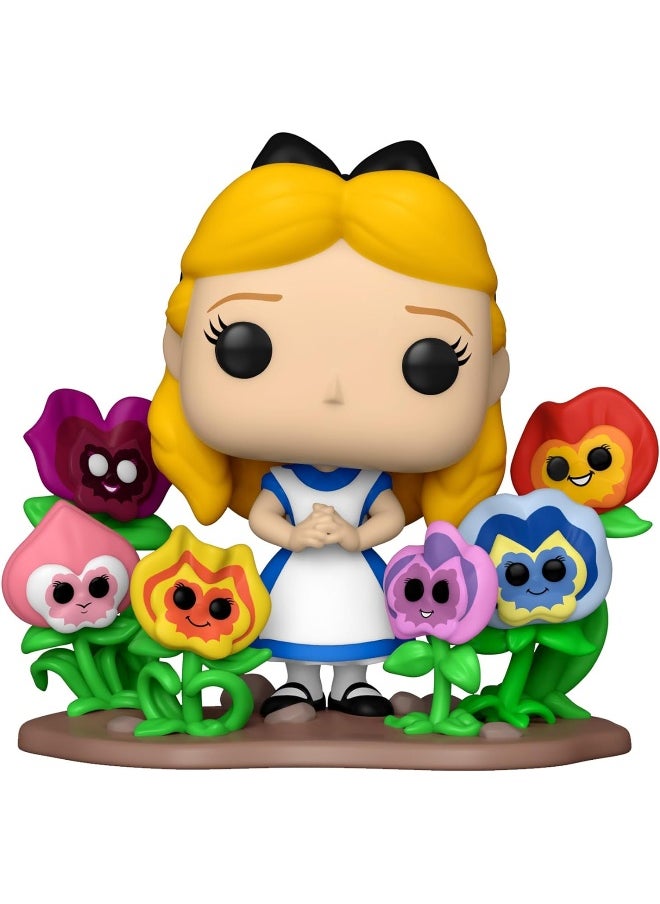 Funko - Funko Pop! Deluxe: Alice 70th– Alice With Flowers - Alice In Wonderland - Collectable Vinyl Figure - Gift Idea - Official Merchandise - Toys for Kids & Adults - Movies Fans - Image 1