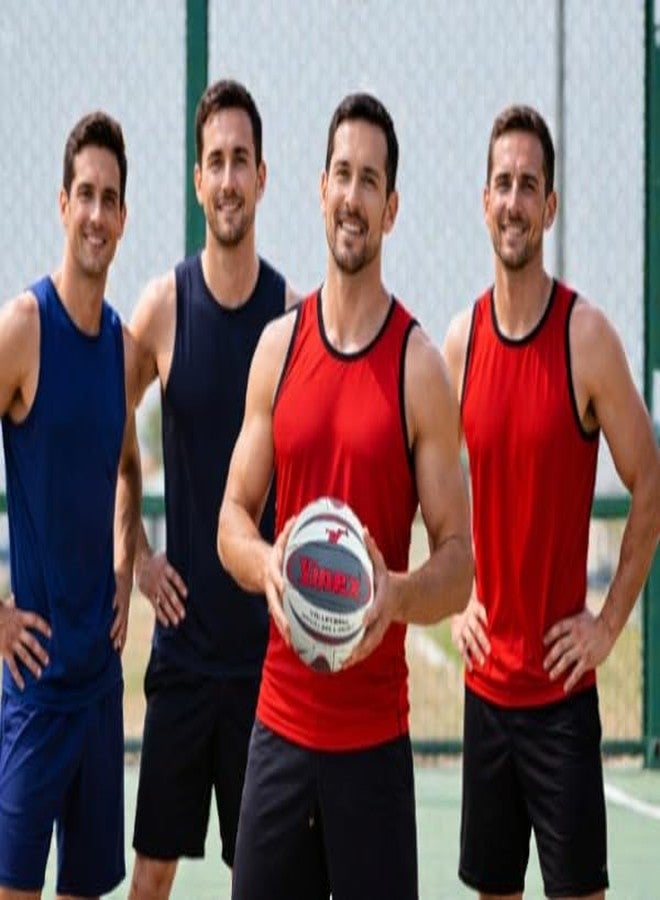 Vinex Champion Volleyball | Standard Size | Hand Stitched PU Volleyball | Soft Touch Feel | 760g Standard Weight | Indoor & Outdoor Play | Multicolor | Pack of 1 - Image 5