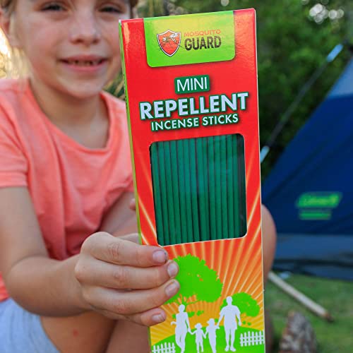 Mosquito Guard Mosquito Repellent Outdoor Patio Sticks 40 Pcs, 30Hrs Protection - Natural Mosquito Repellent Citronella Incense Sticks, Backyard Travel Camping Bug Repellent Outdoor & Indoors Gnat Mosquito Control - Image 3
