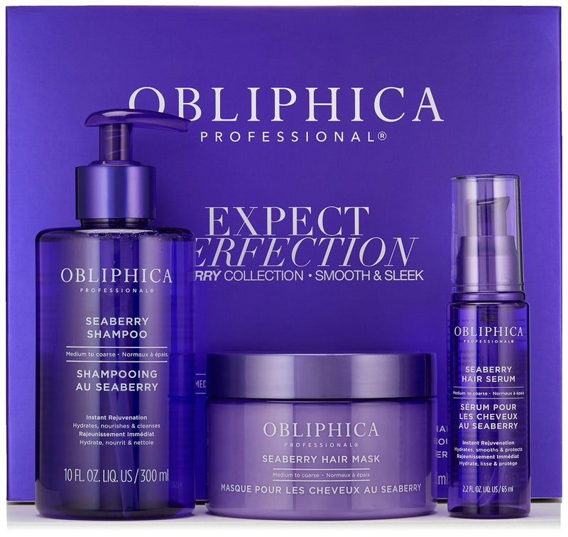 Obliphica Professional Obliphica Expect Perfection Sleek Smooth Seaberry Collection Unleash The Power of Effortlessly Sleek and Smooth Hair Radiating with Health Elegance and Unmatched Brilliance