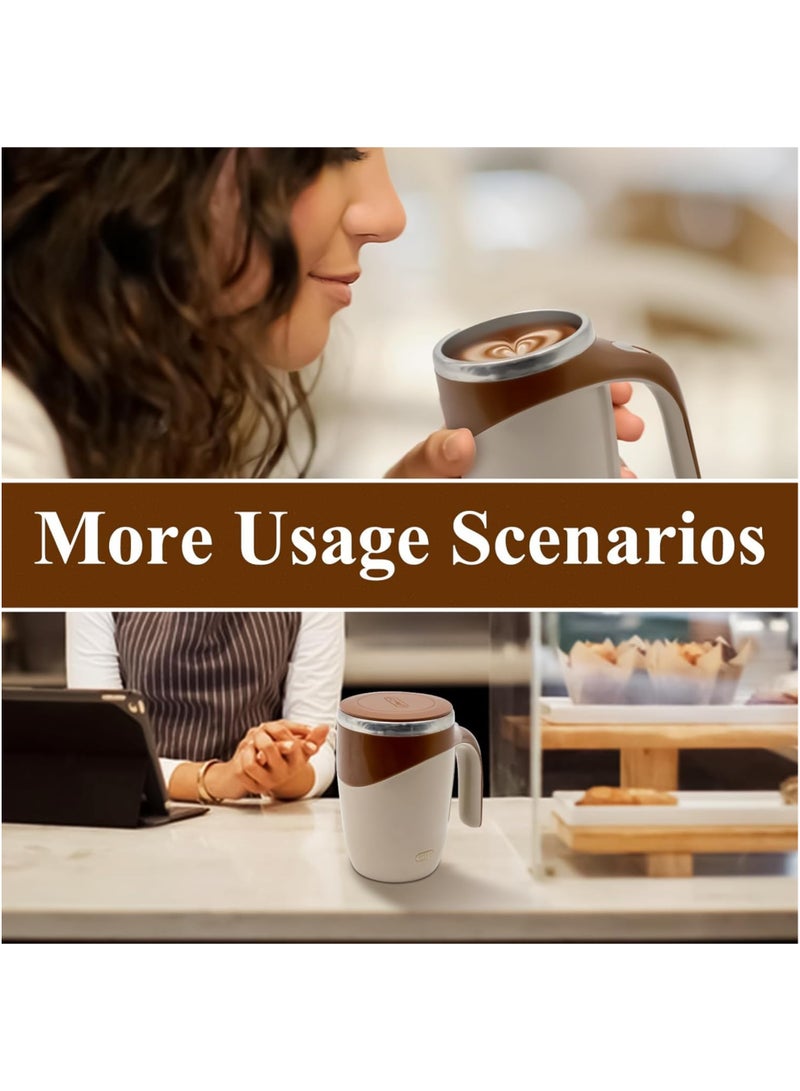 380ML Rechargeable Automatic Magnetic Stirring Coffee Mug – Self-Mixing Cup for Coffee, Tea, Milk, and Hot Chocolate  - Image 5
