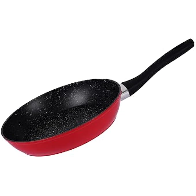 Cookline Forged Aluminum NonStick Fry Pan 24Cm Red Exterior Induction Compatible Easy To Clean - Image 1