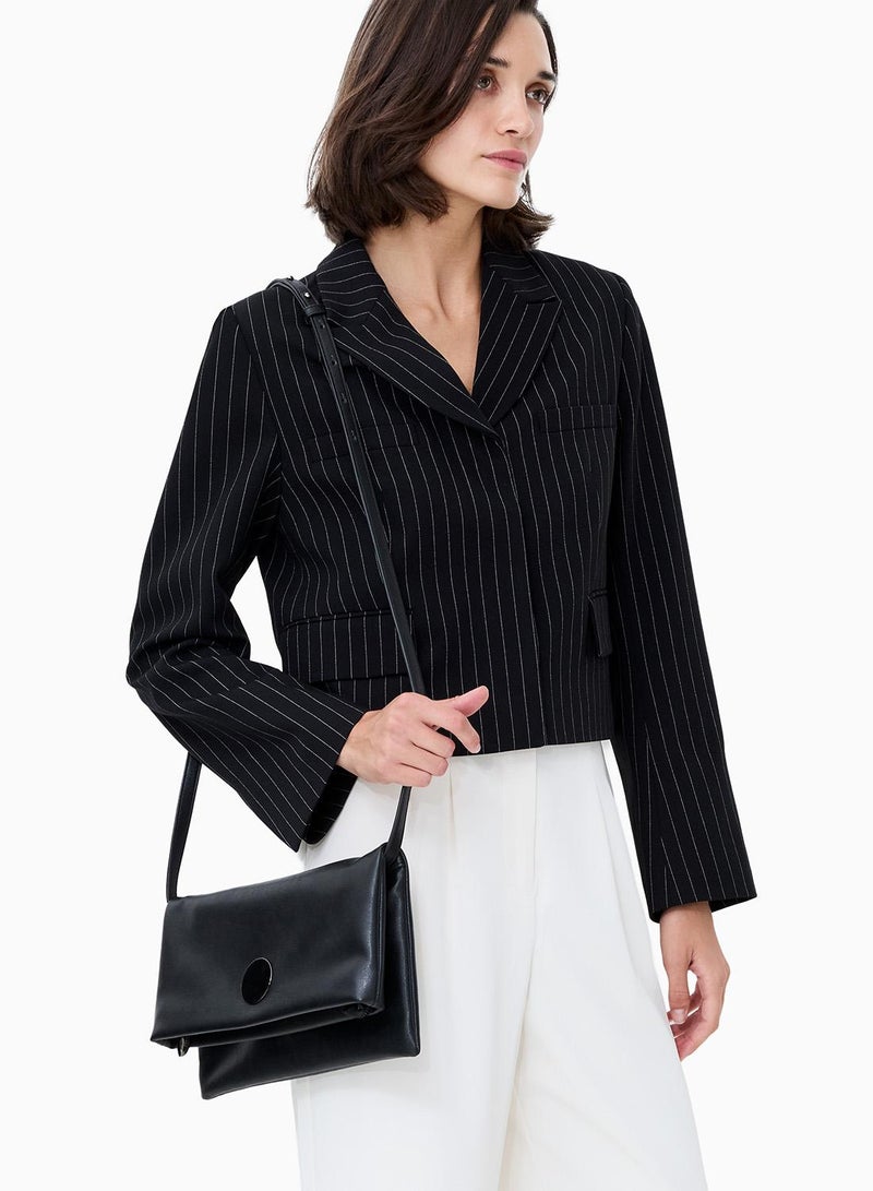 French Connection Morgan Tailored Pinstripe Cropped Blazer - Image 2
