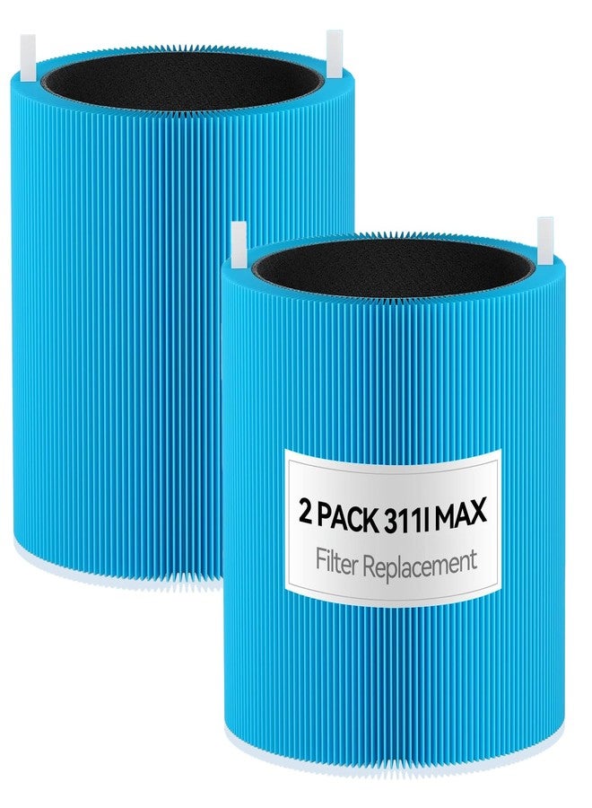 Bpbdzz 2 Pack Blue Pure 311i Max AllergenBlock Replacement Filter, Compatible with BLUEAIR Blue Pure 311i Max Air Purifier, Advanced Activated Carbon Filter - Image 1