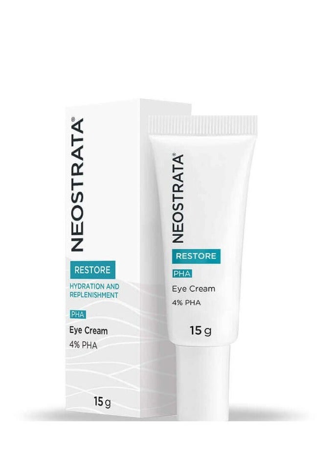 نيوستراتا كريم نيوستراتا ريستور المرطب لمنطقة العين 4% PHA مع حمض الهيالورونيك 15 جرام