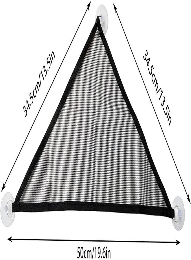 Spring.Rdus 2 Pcs Breathable Mesh Reptile Hammock, Black, Suitable for Bearded Dragon Lizard, Geckos - Image 2