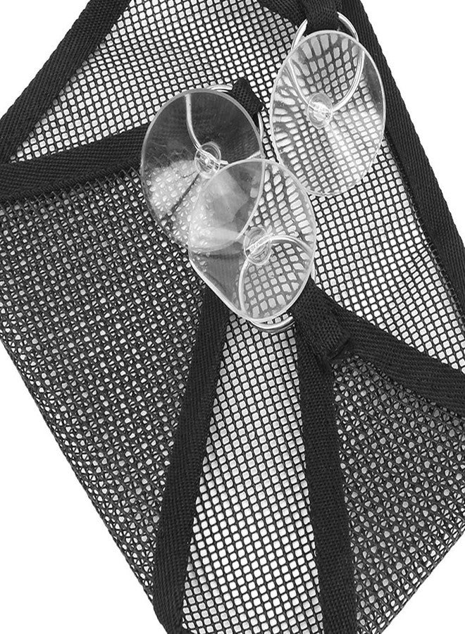 Spring.Rdus 2 Pcs Breathable Mesh Reptile Hammock, Black, Suitable for Bearded Dragon Lizard, Geckos - Image 3