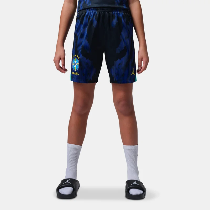 Kids' Brazil 2026 Away Replica Football Shorts