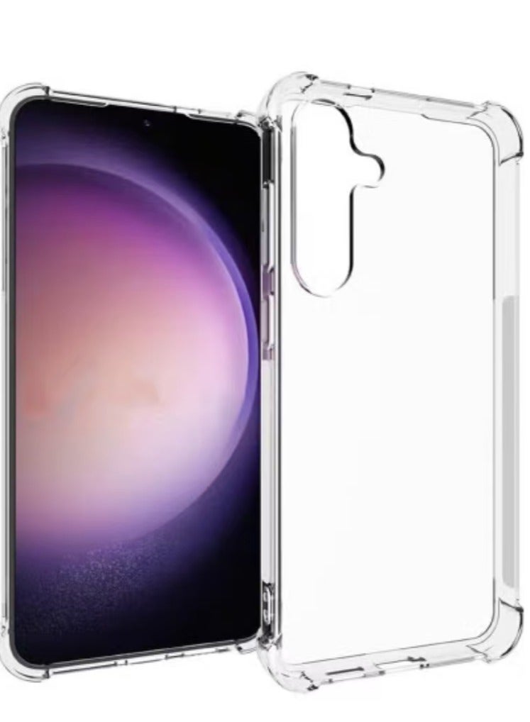 Captaintech Galaxy S24 Crystal Clear Case - Ultra Slim Shockproof Cover with Shock-Absorption Bumper | Transparent Protective Phone Case ﻿ - Image 1