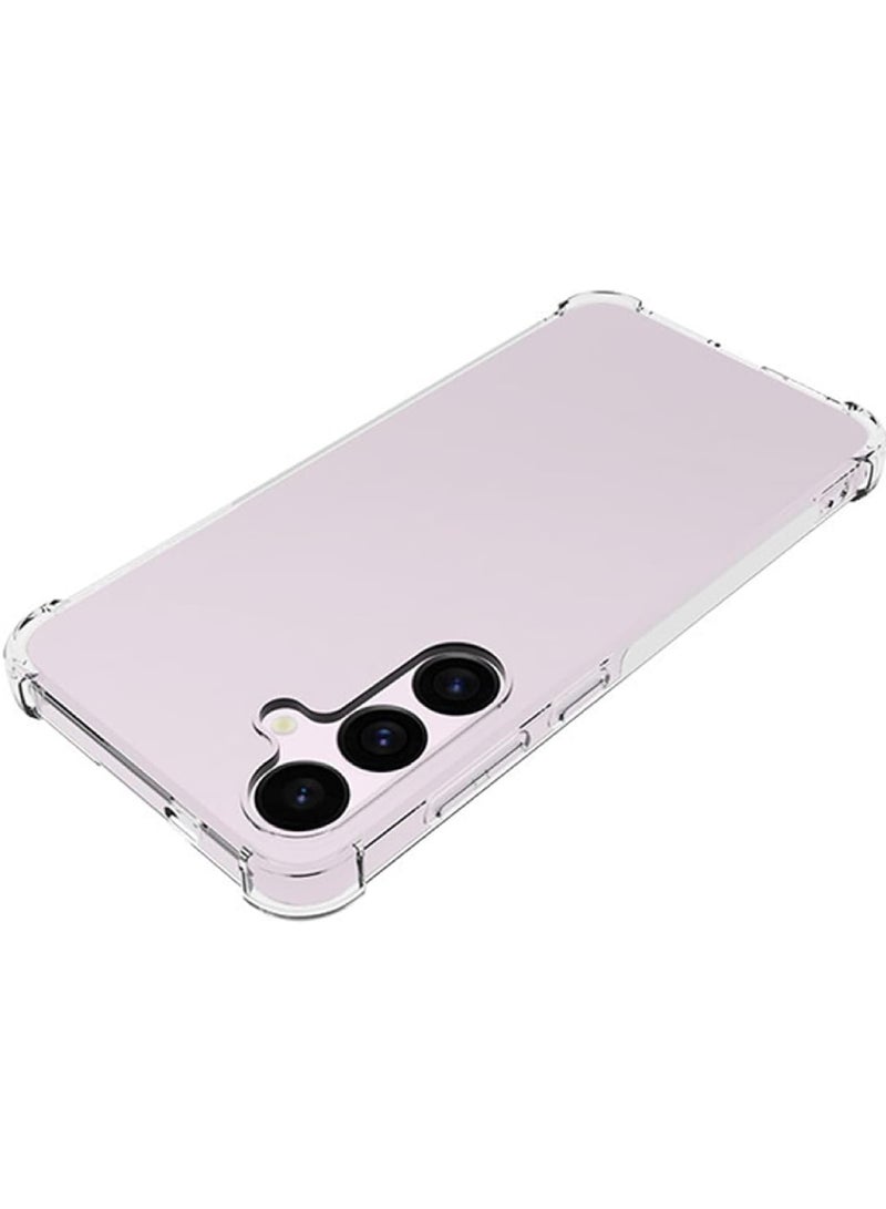 Captaintech Galaxy S24 Crystal Clear Case - Ultra Slim Shockproof Cover with Shock-Absorption Bumper | Transparent Protective Phone Case ﻿ - Image 3