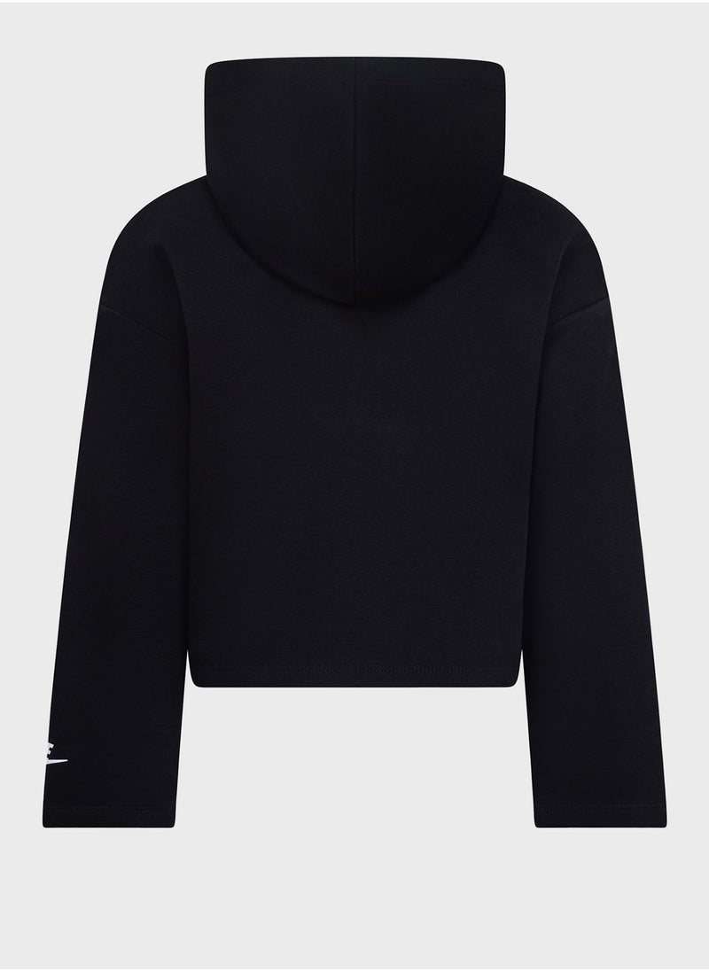 Nike - Kids Floral French Terry Hoodie - Image 1