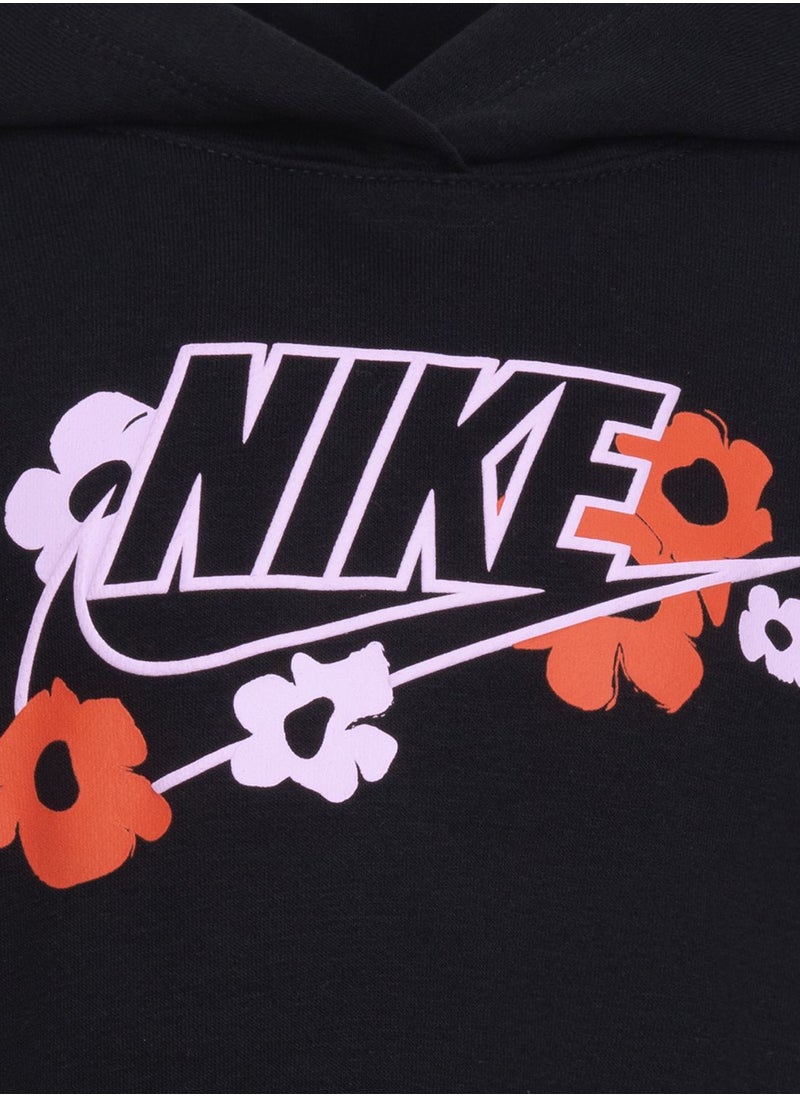 Nike - Kids Floral French Terry Hoodie - Image 1