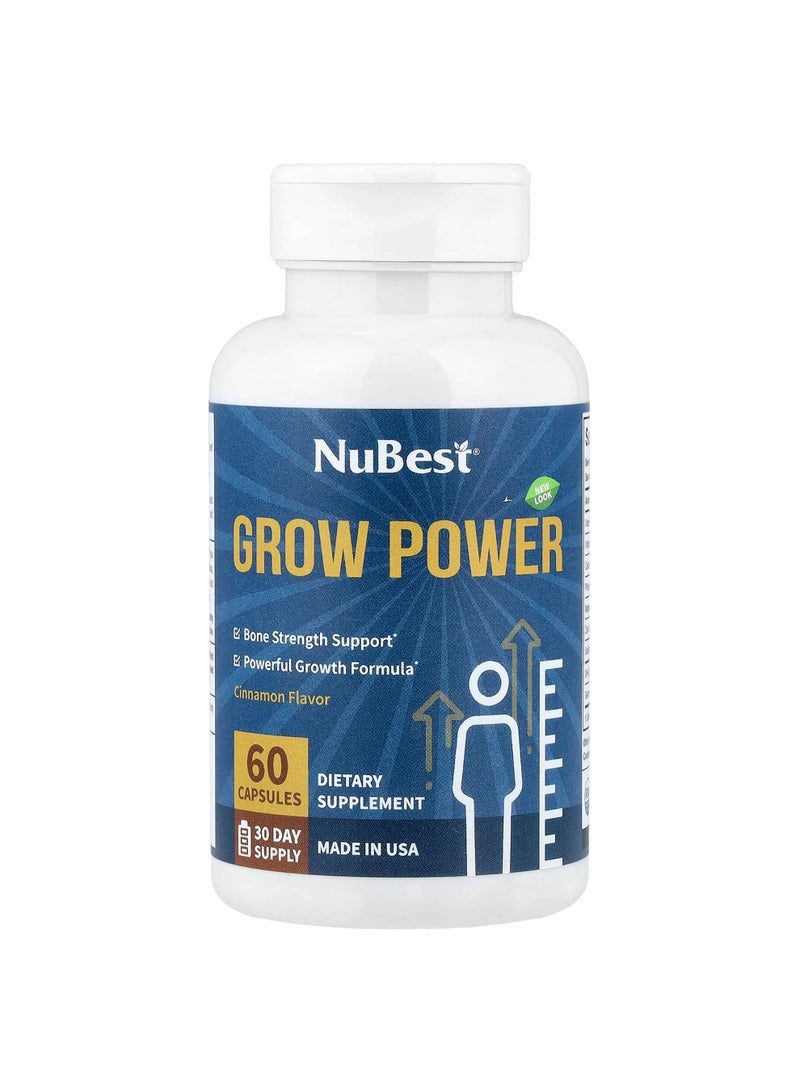 Grow Power, Cinnamon, 60 Capsules