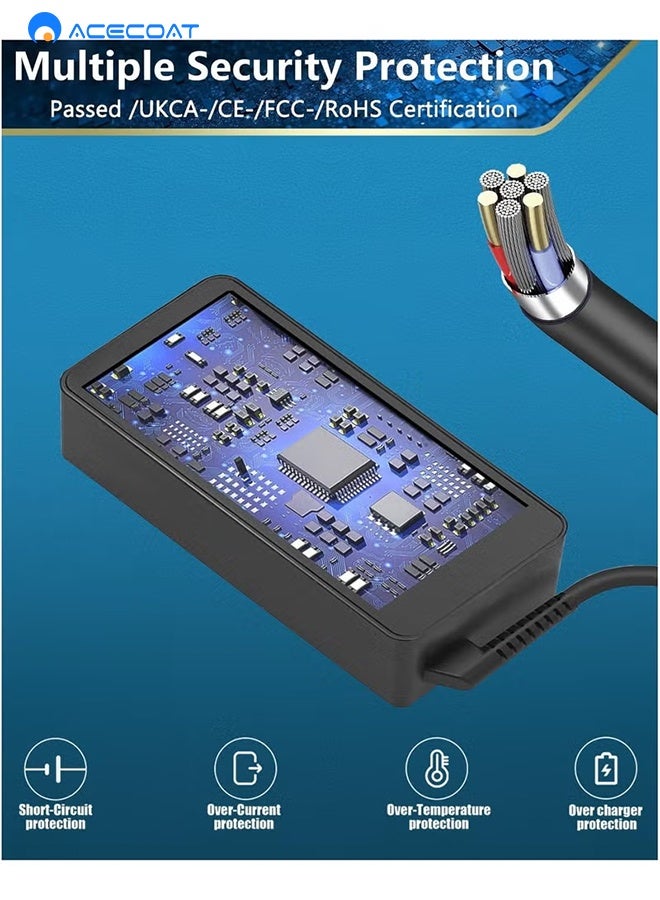 ACECOAT Replacement For 65w Lenovo Laptop Charger Usb C ;Compatible With Lenovo Thinkpad T480s T580s T490 E480 E580 Chromebook C330 S330 100e 300e 500e,Yoga C930 C940 720 Power Supply Adapter Cord - Image 4