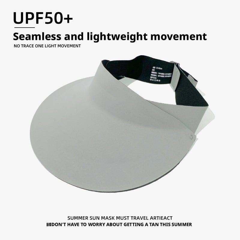 Women's Summer UV Protection Foldable Visor Sun Hat - Image 5