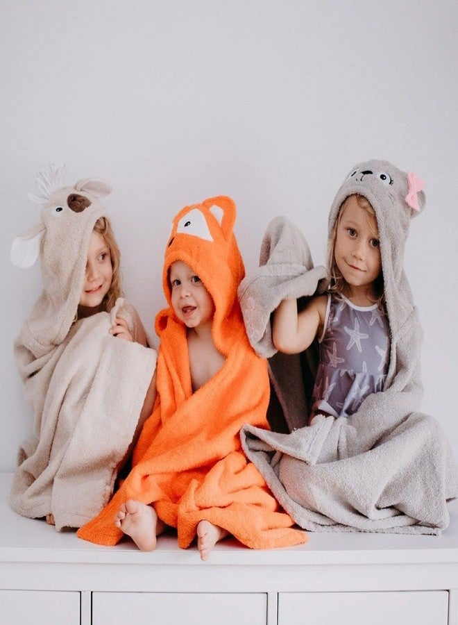 Akshify Ultra-Soft Cotton Baby Hooded Towel – Hypoallergenic, Super Absorbent Bath Wrap with Cute Elephant Design for Newborns, Infants & Toddlers (0-5 Years, Sky Blue) - Image 4
