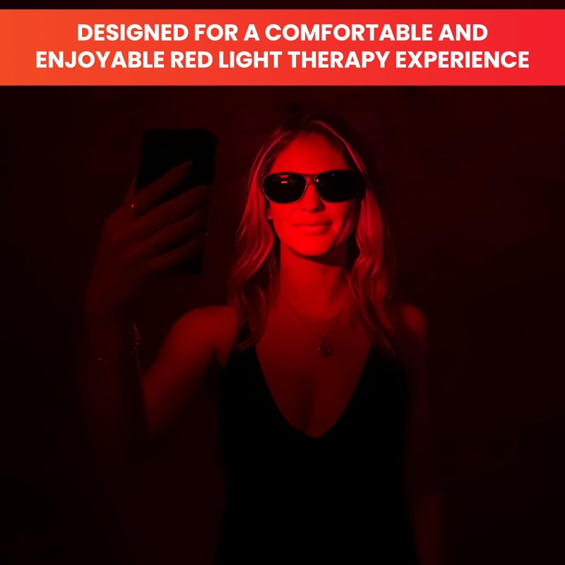 Mito Red Light | Red Light Therapy Glasses IR3 (Dark) - Image 3