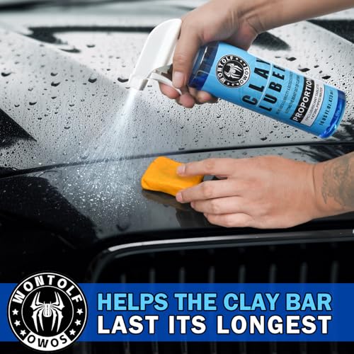 Wontolf Car Clay Bars Auto Detailing and Clay Luber Synthetic Lubricant Kit, 4 Clay Bars, Clay bar Lubricant Tablets 10 Pack(1pc=16 fl oz), Spray Bottle and Microfiber Towel for Car Detailing Cleaning - Image 3