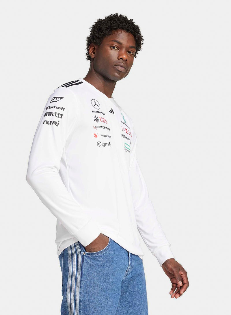 Adidas Mercedes - Amg Petronas Formula One Team Driver Jersey Long Sleeve - Image 3