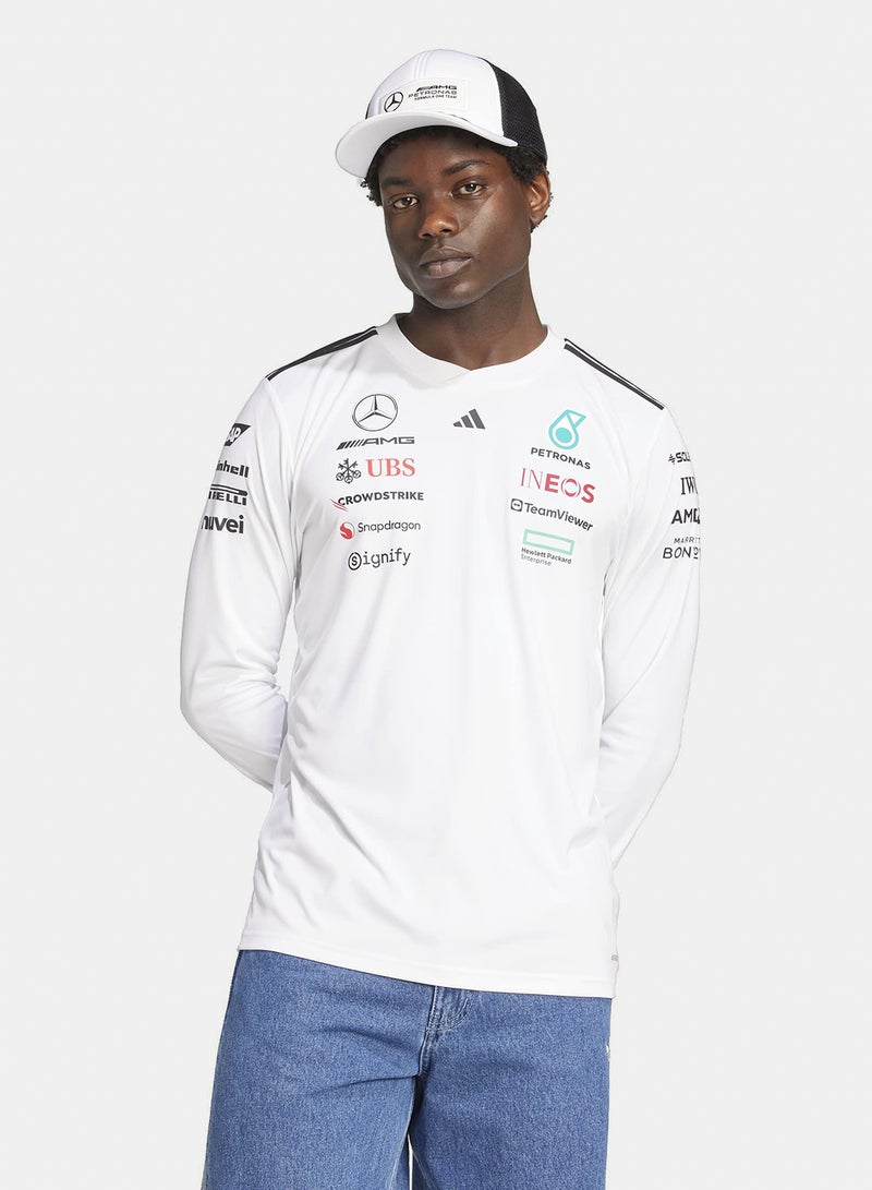 Adidas Mercedes - Amg Petronas Formula One Team Driver Jersey Long Sleeve - Image 1